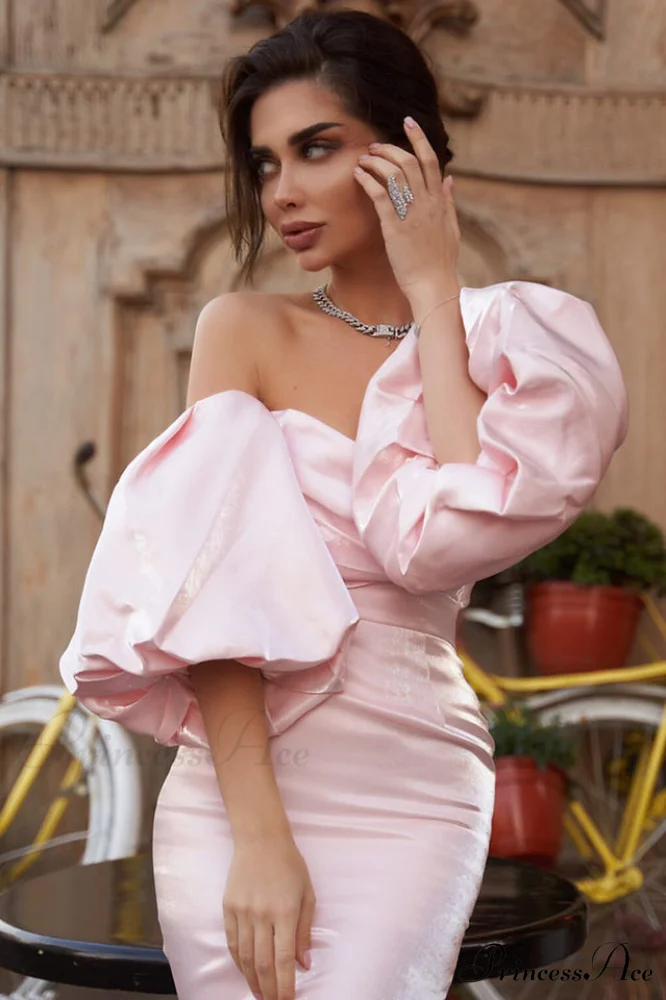 Alexandrine Puff Stylish Sleeve Mini Dress - Image 11