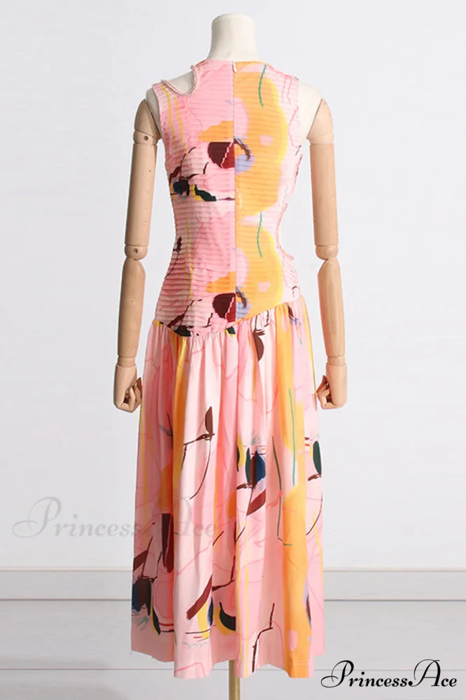 Jolie Abstract Stylish Cut-Out Midi Dress - Image 11