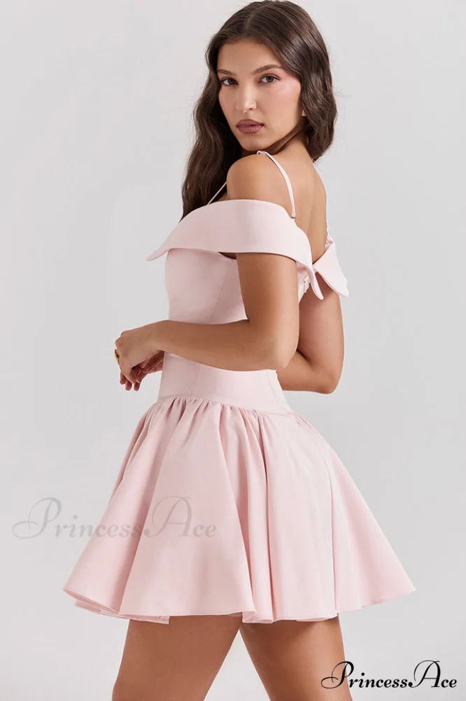 Elida Black Stylish Mini Dress - Image 10