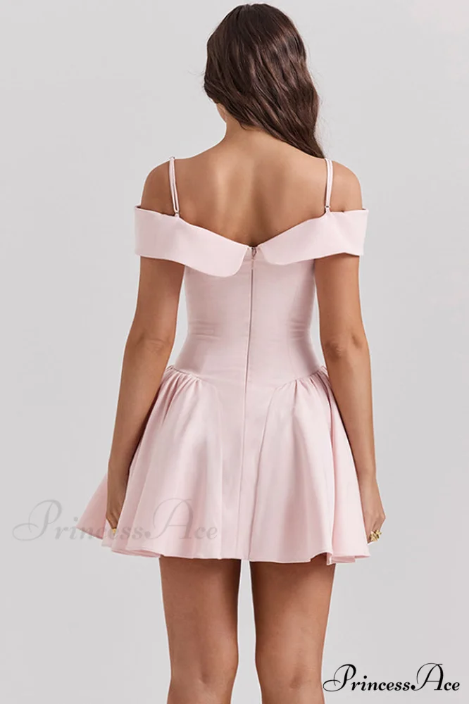 Elida Black Stylish Mini Dress - Image 11