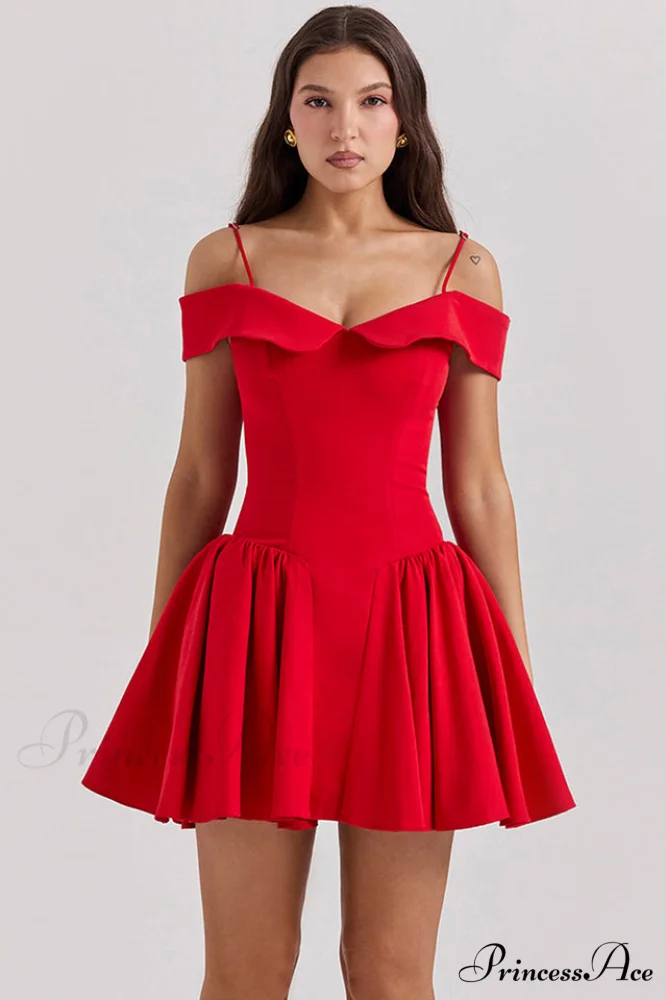 Elida Black Stylish Mini Dress - Image 14