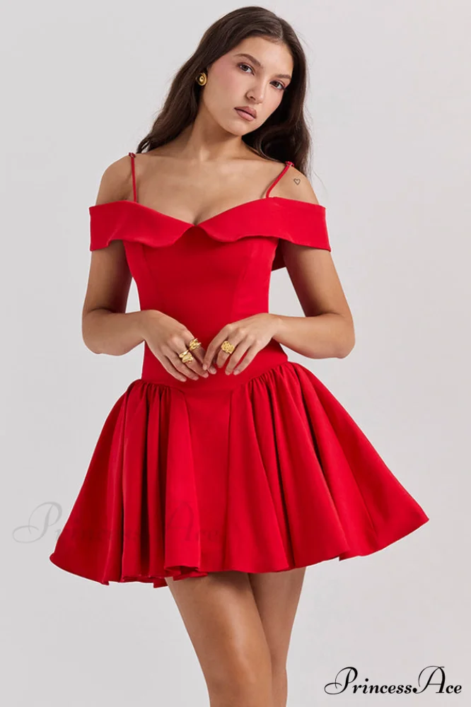 Elida Black Stylish Mini Dress - Image 15