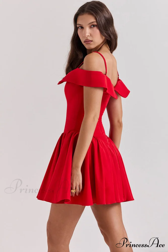 Elida Black Stylish Mini Dress - Image 16