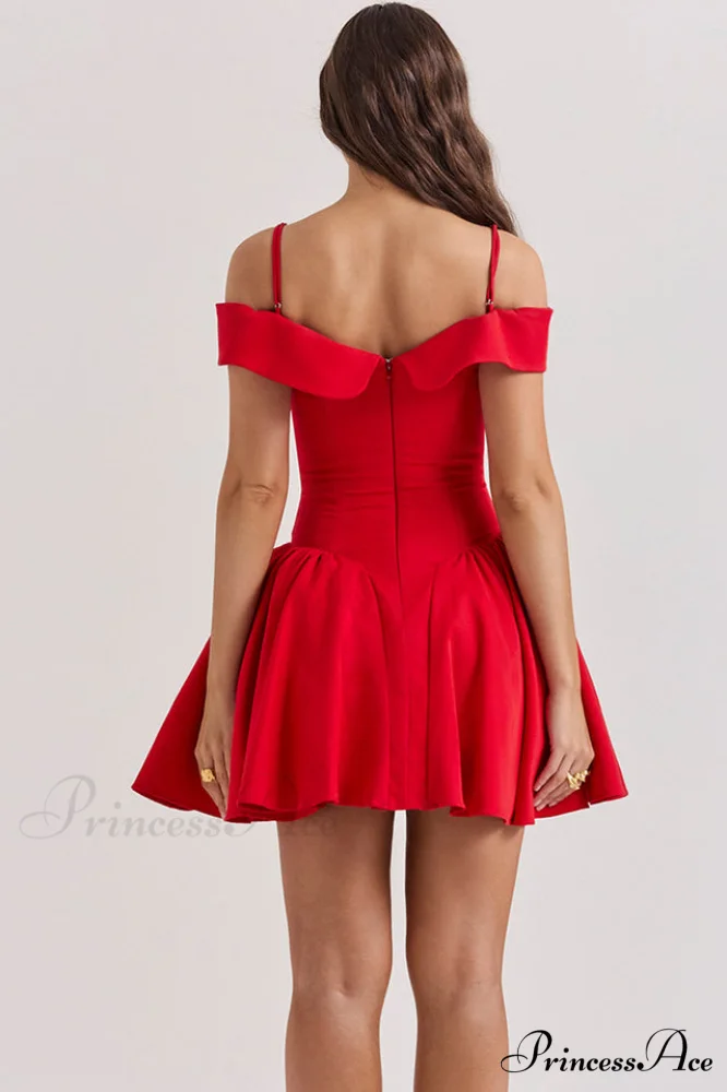 Elida Black Stylish Mini Dress - Image 17