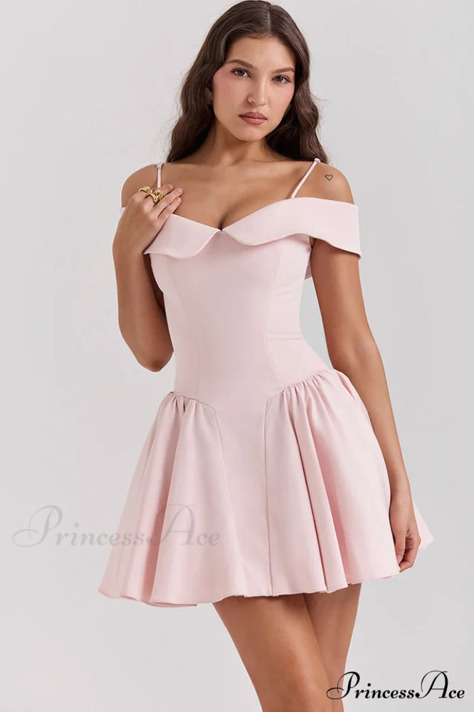Elida Black Stylish Mini Dress - Image 8