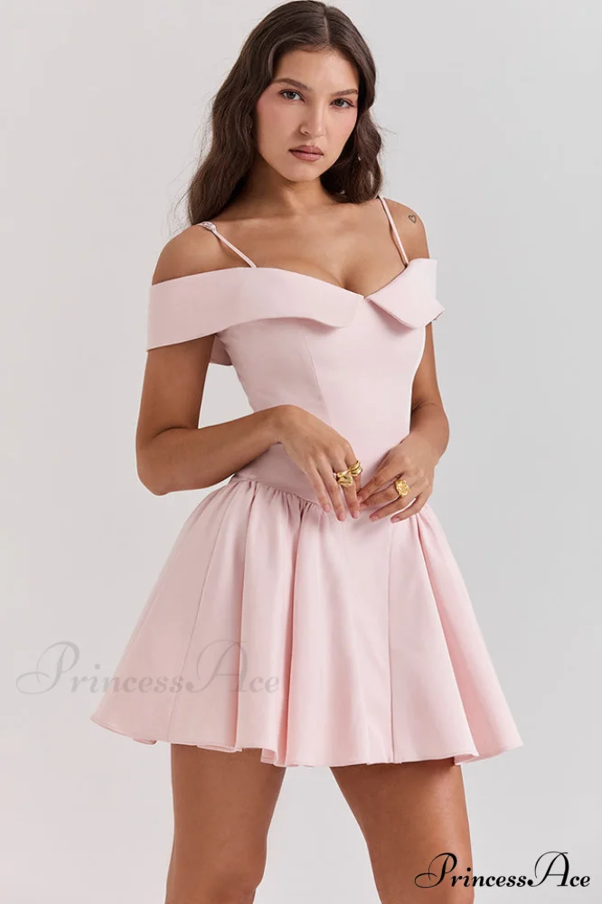 Elida Black Stylish Mini Dress - Image 9