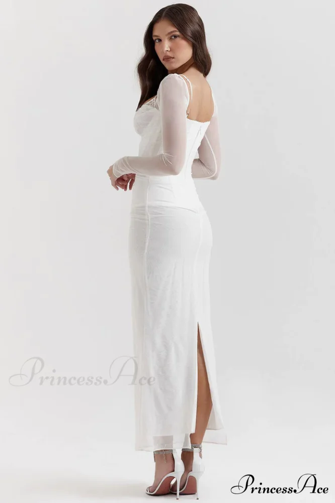 Katarina Black Stylish Maxi Dress - Image 9