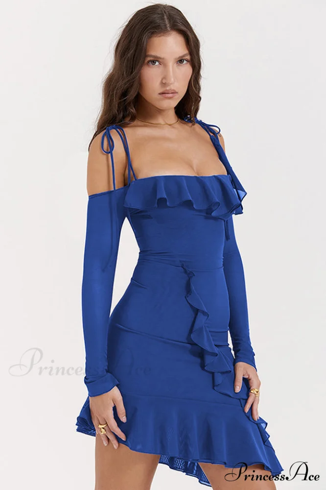 Kiki Ruffle Stylish Mini Dress - Image 10