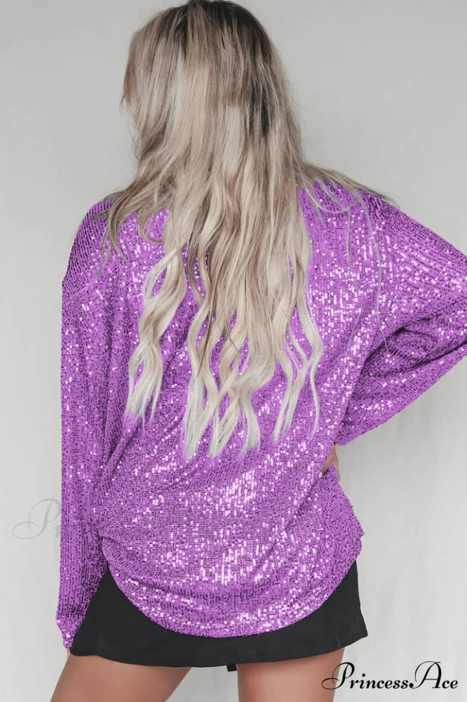 Attention Seeker Stylish Sequin Top - Image 13