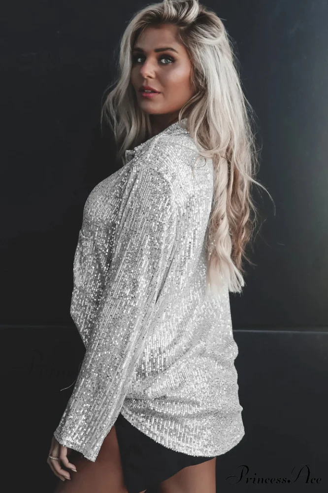 Attention Seeker Stylish Sequin Top - Image 22