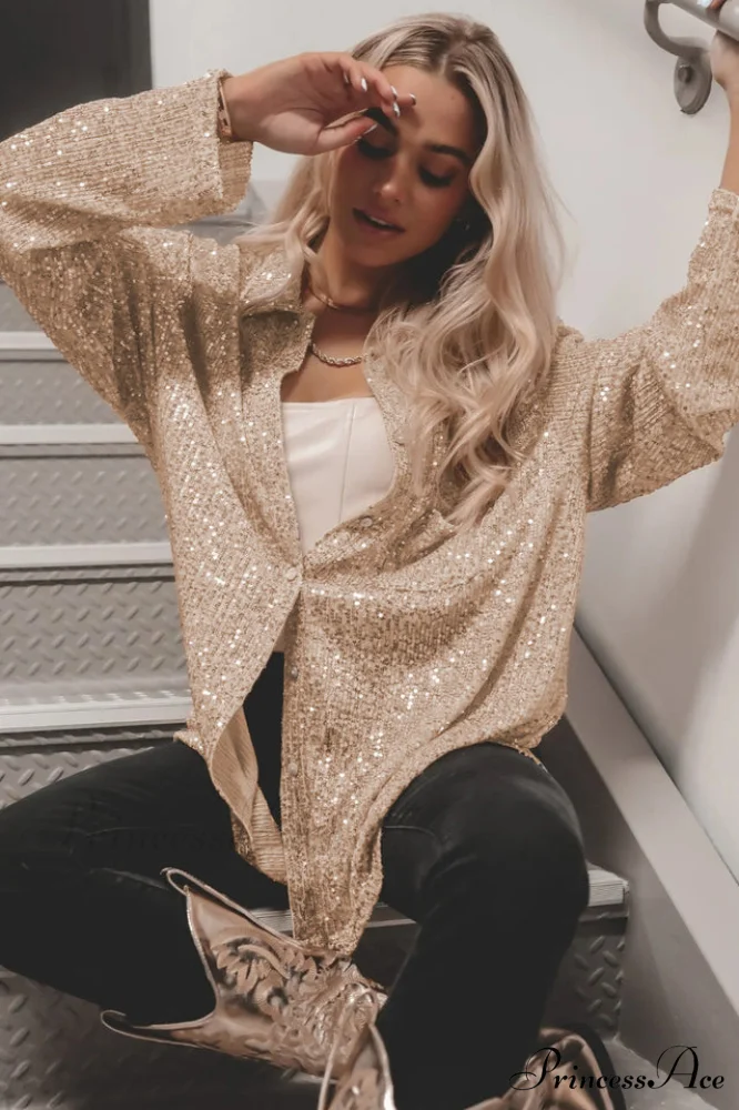 Attention Seeker Stylish Sequin Top - Image 4