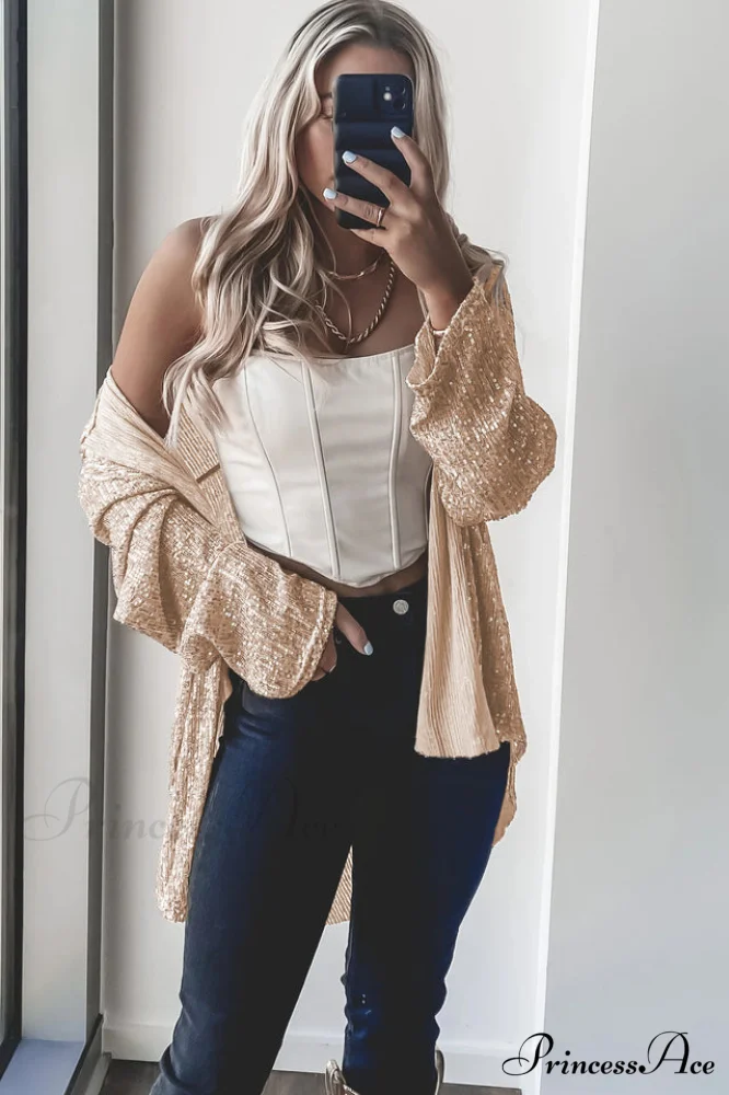 Attention Seeker Stylish Sequin Top - Image 5
