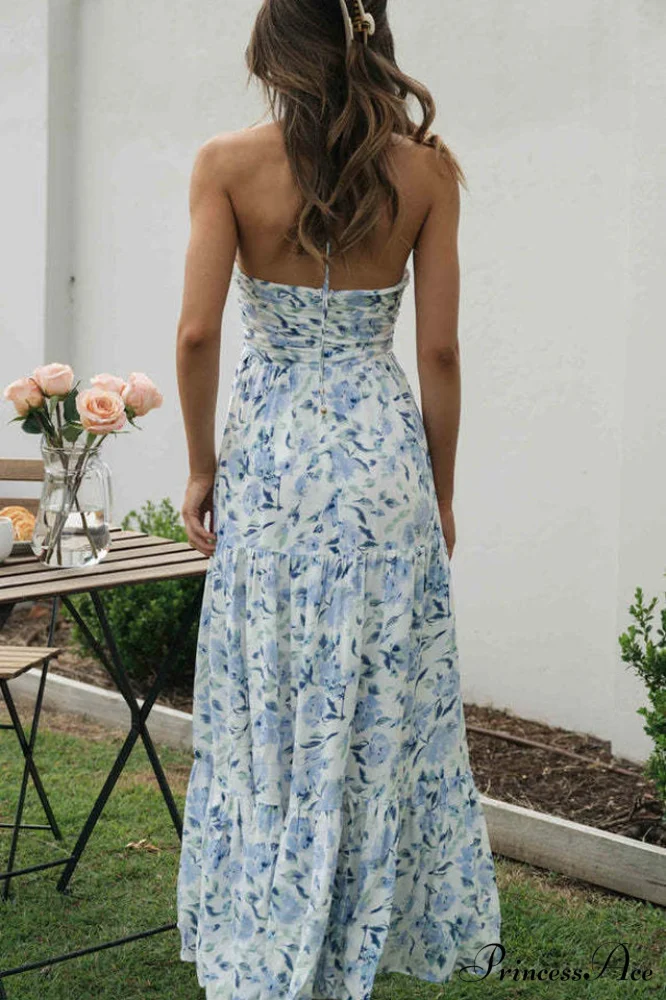 Asiah Halter Stylish Neck Maxi Dress - Image 10
