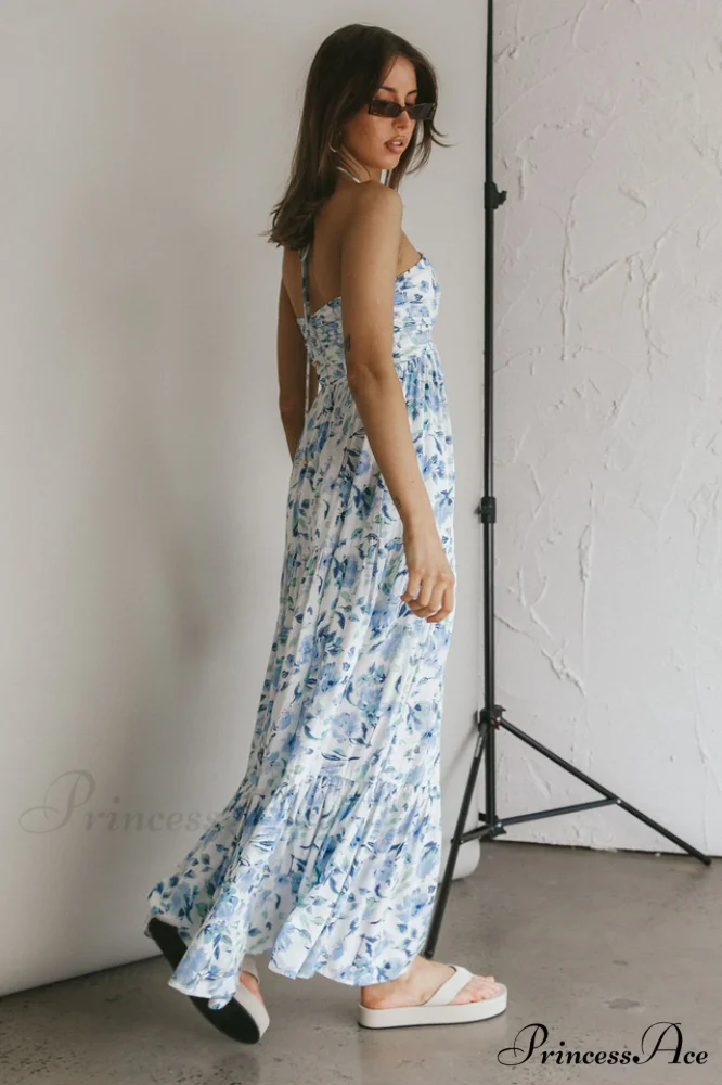 Asiah Halter Stylish Neck Maxi Dress - Image 12