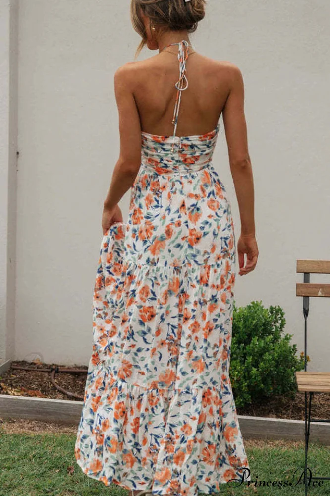 Asiah Halter Stylish Neck Maxi Dress - Image 7