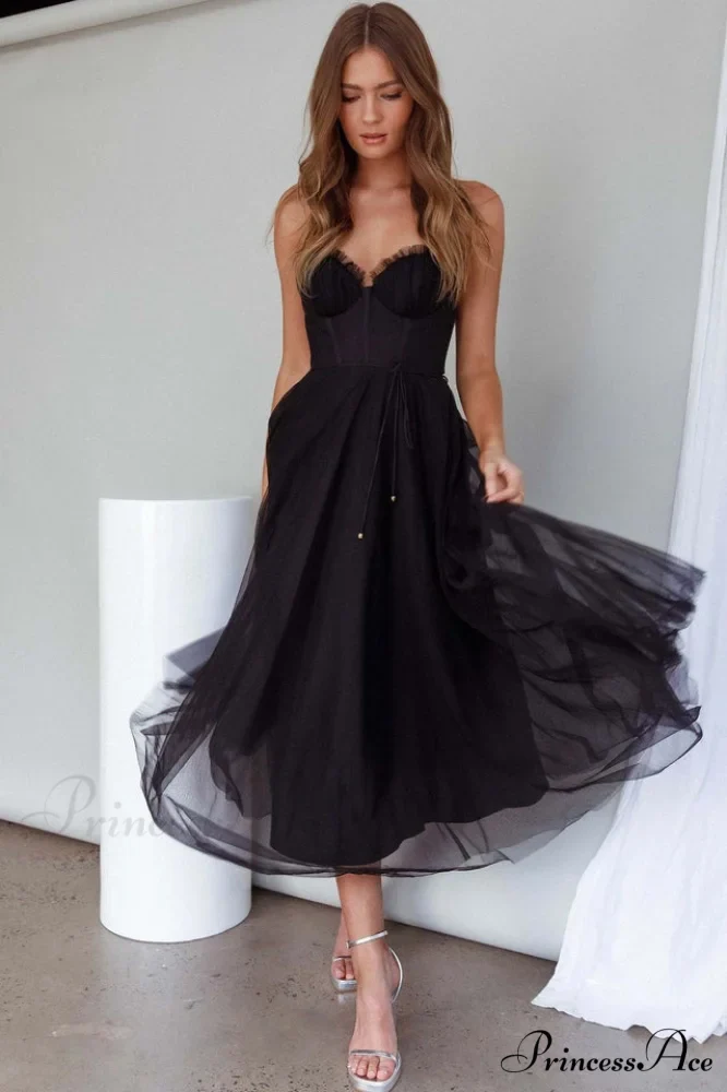 Cindy Tulle Stylish Midi Dress - Image 10