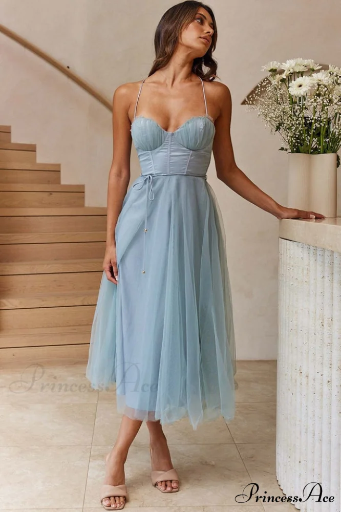 Cindy Tulle Stylish Midi Dress - Image 2