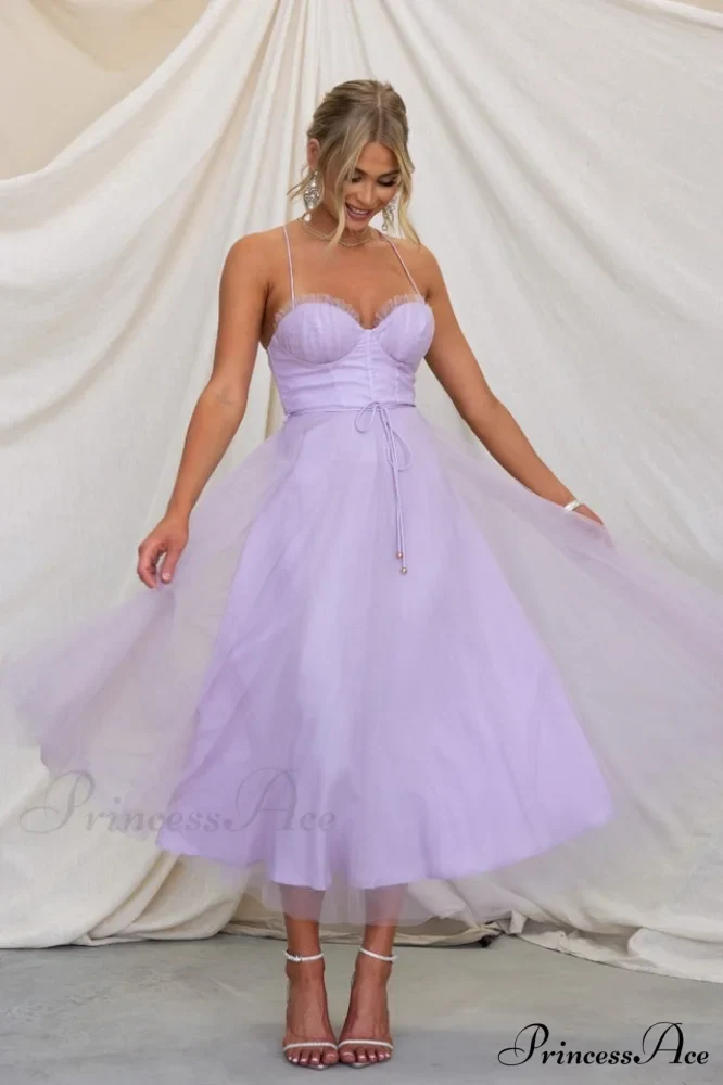 Cindy Tulle Stylish Midi Dress - Image 9