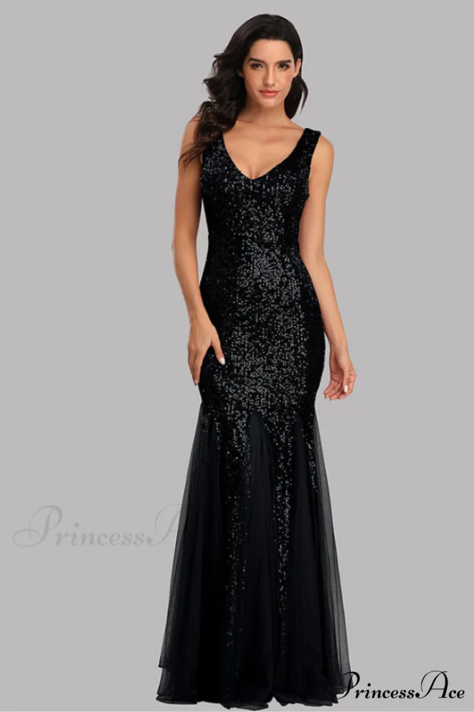 Adeline Sparkly Stylish Sequin Fishtail Gown - Image 19
