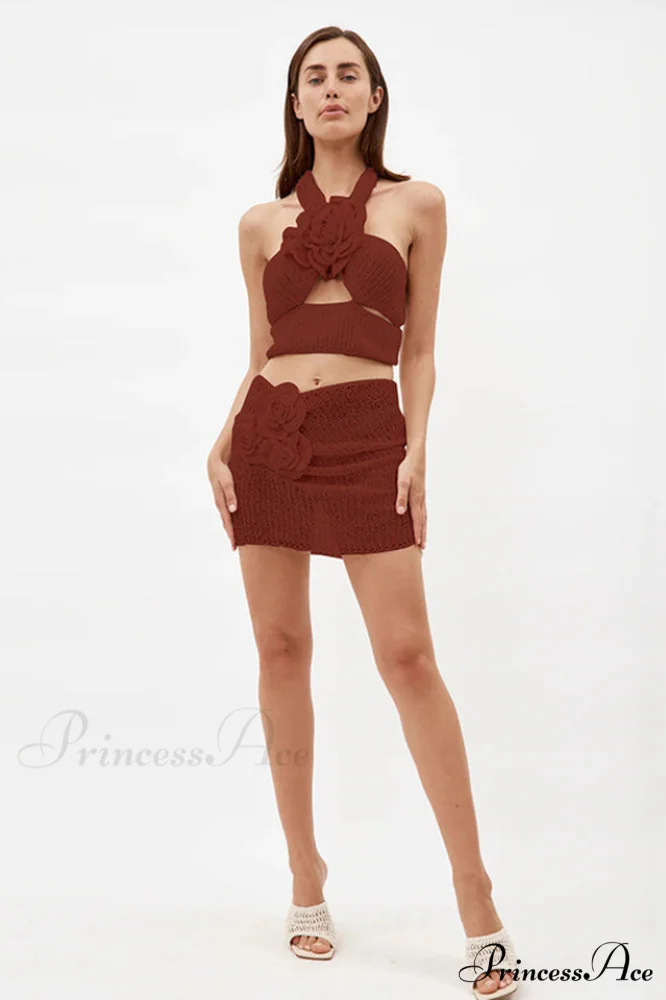 Devana Halter Top Charming + Skirt Set - Image 11
