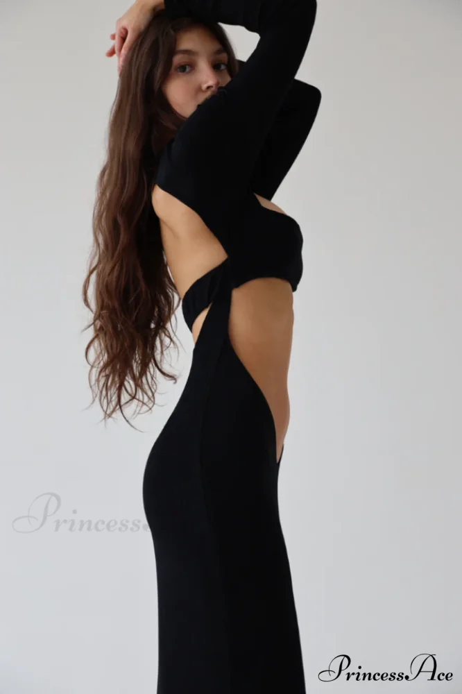 Black Grande Stylish Finale Gown - Image 5
