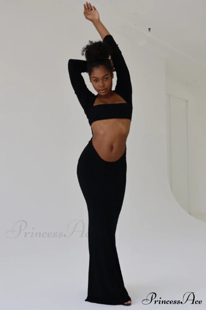Black Grande Stylish Finale Gown - Image 6