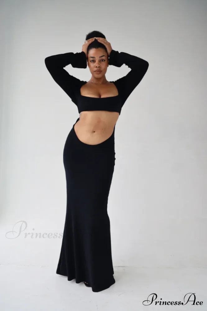 Black Grande Stylish Finale Gown - Image 8