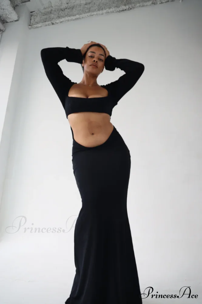 Black Grande Stylish Finale Gown - Image 9