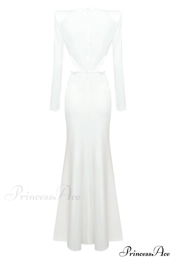 Jersey Elegant Long Dress - Image 10