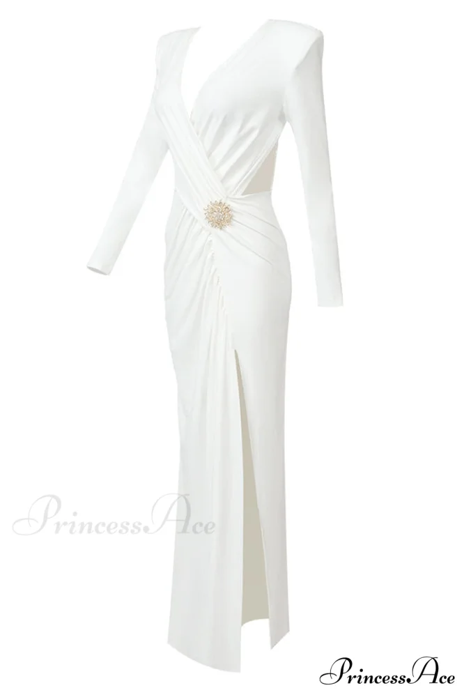 Jersey Elegant Long Dress - Image 9