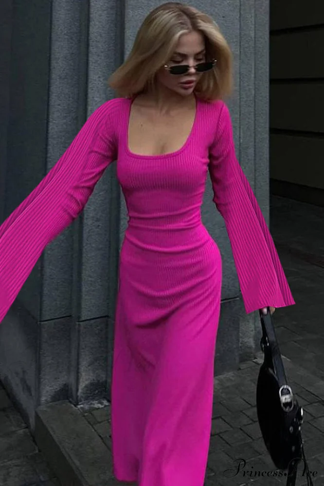 Jaye Long Stylish Sleeve Maxi Dress - Image 10