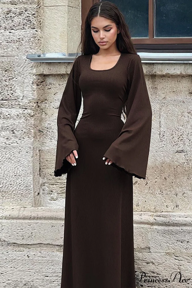 Jaye Long Stylish Sleeve Maxi Dress - Image 14