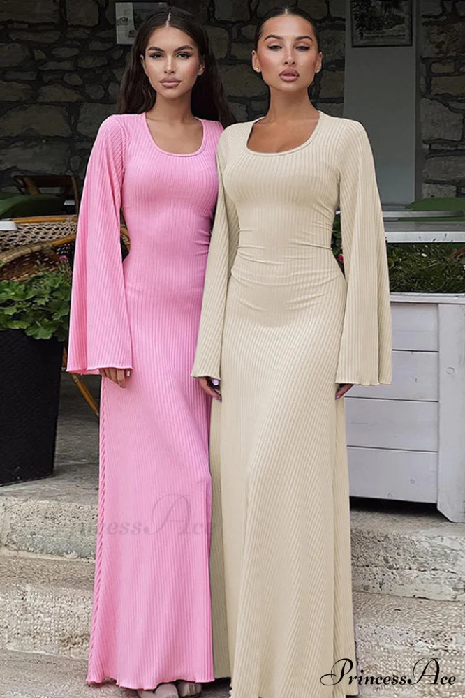 Jaye Long Stylish Sleeve Maxi Dress - Image 18