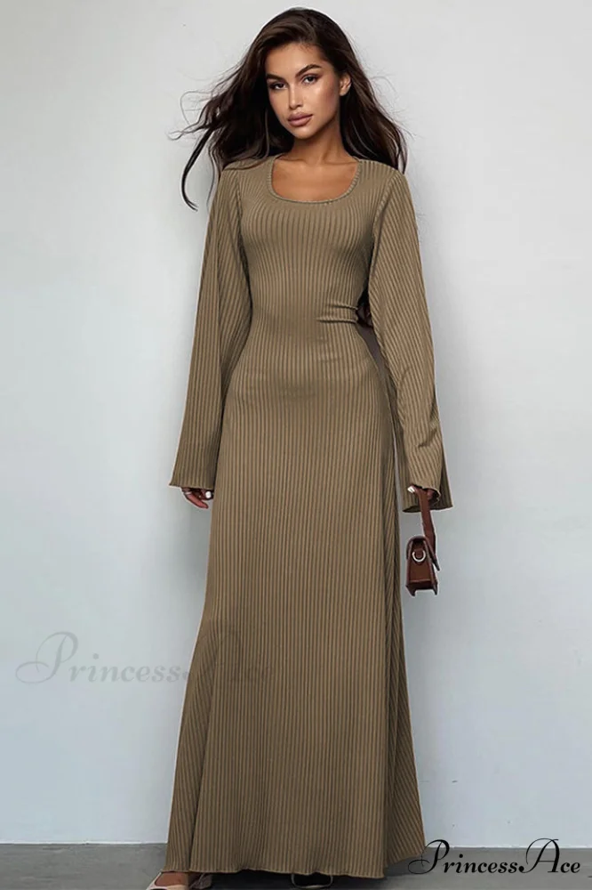 Jaye Long Stylish Sleeve Maxi Dress - Image 3