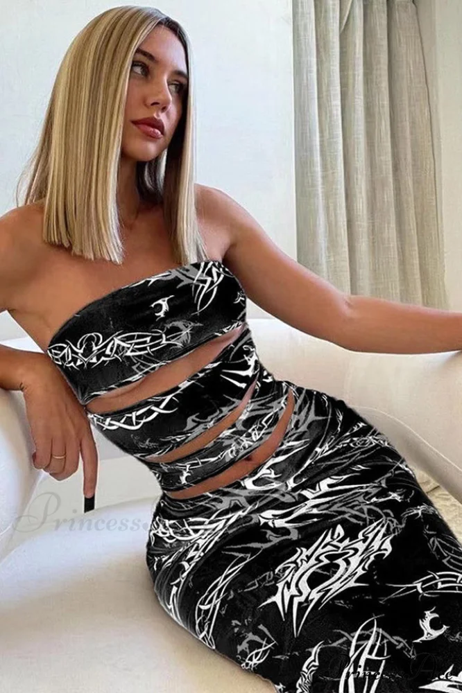 Bad Babe Stylish Mesh Maxi Dress - Image 10