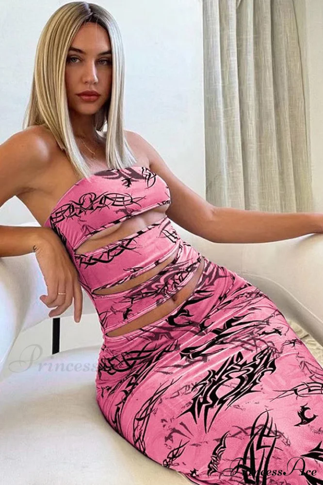 Bad Babe Stylish Mesh Maxi Dress - Image 8