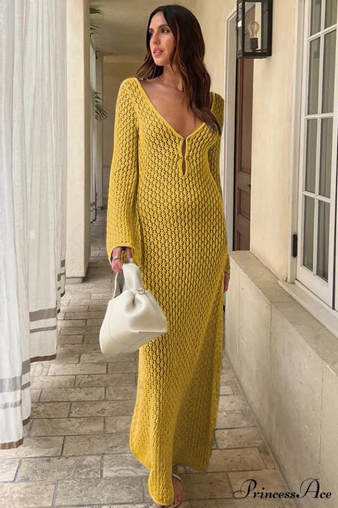 Caprice Elegant Maxi Dress - Image 11