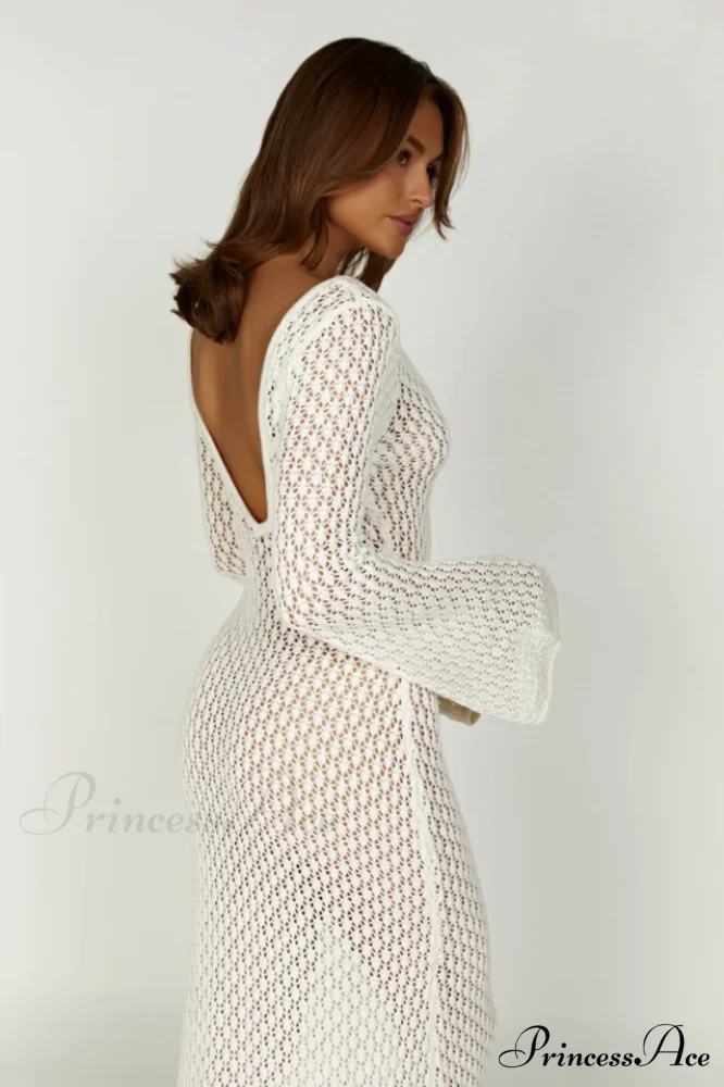 Caprice Elegant Maxi Dress - Image 4