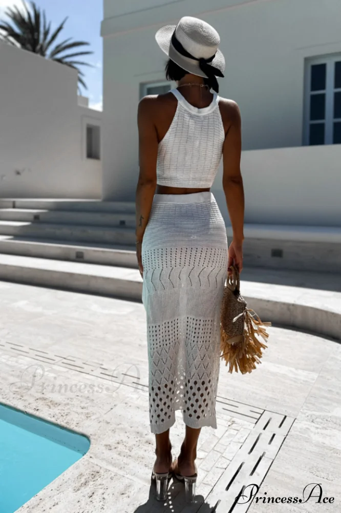 Hannah Knit Crop Charming Top + Skirt Set - Image 6