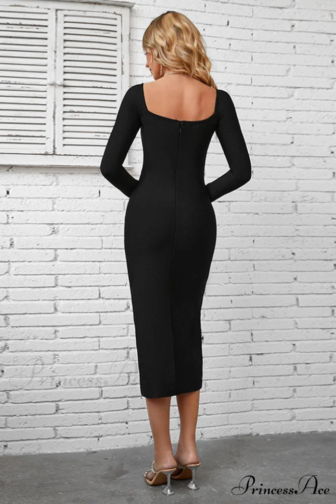 Anna Embellished Stylish Midi Dress - Image 2