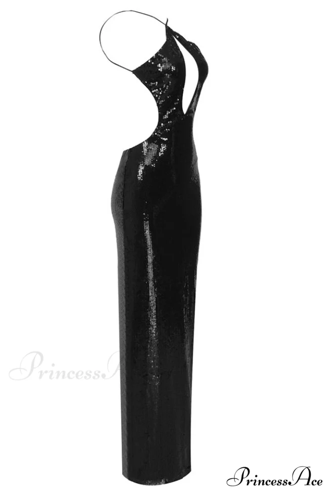 Darcy Backless Stylish Cutout Sequin Dress - Image 34