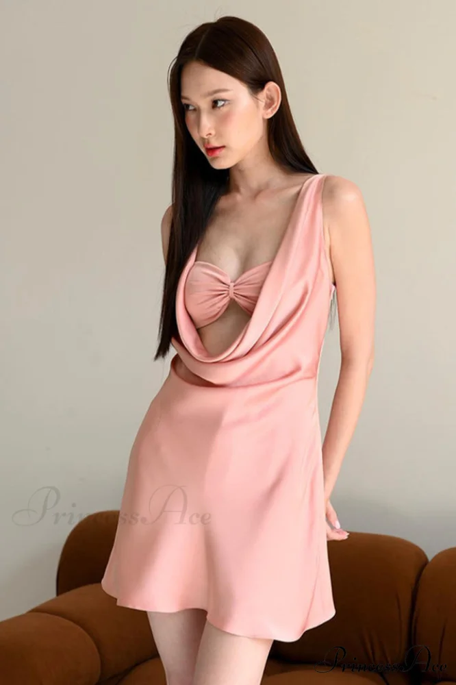 Julie Satin Stylish Slip Dress - Image 8