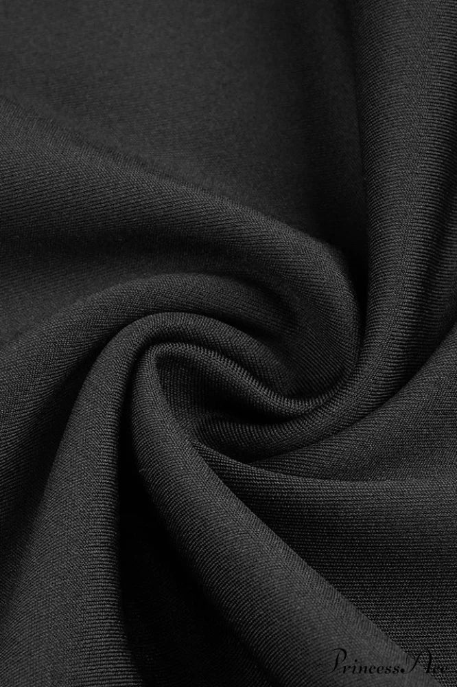 Chloe One Shoulder Charming Bow Detail Dress - Image 18