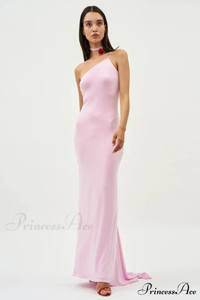 Floral-Appliqu鑼?One Stylish Shoulder Gown - Image 2