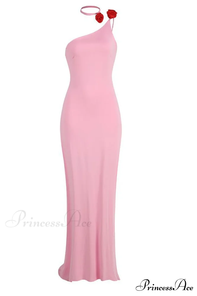 Floral-Appliqu鑼?One Stylish Shoulder Gown - Image 5