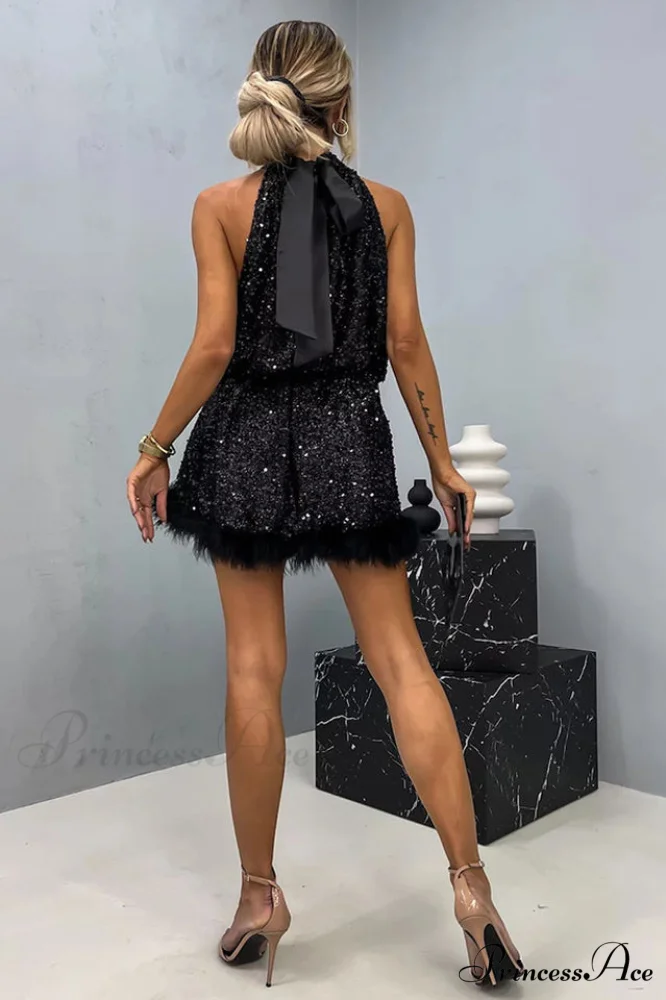 Casidy Sequin Stylish Mini Dress - Image 9