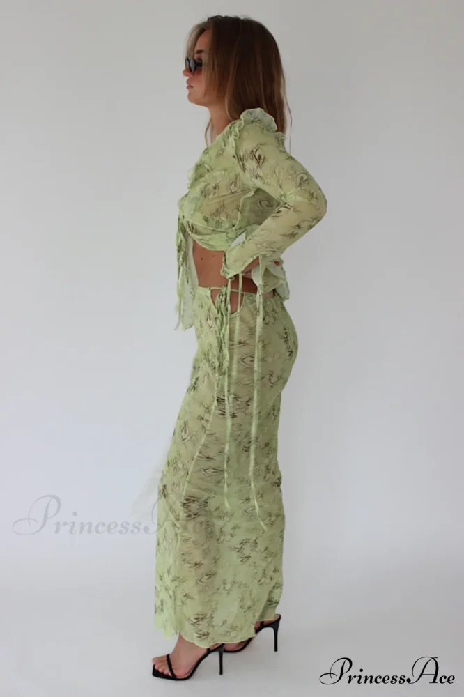 Cobra Blouse Stylish + Skirt Set - Image 15