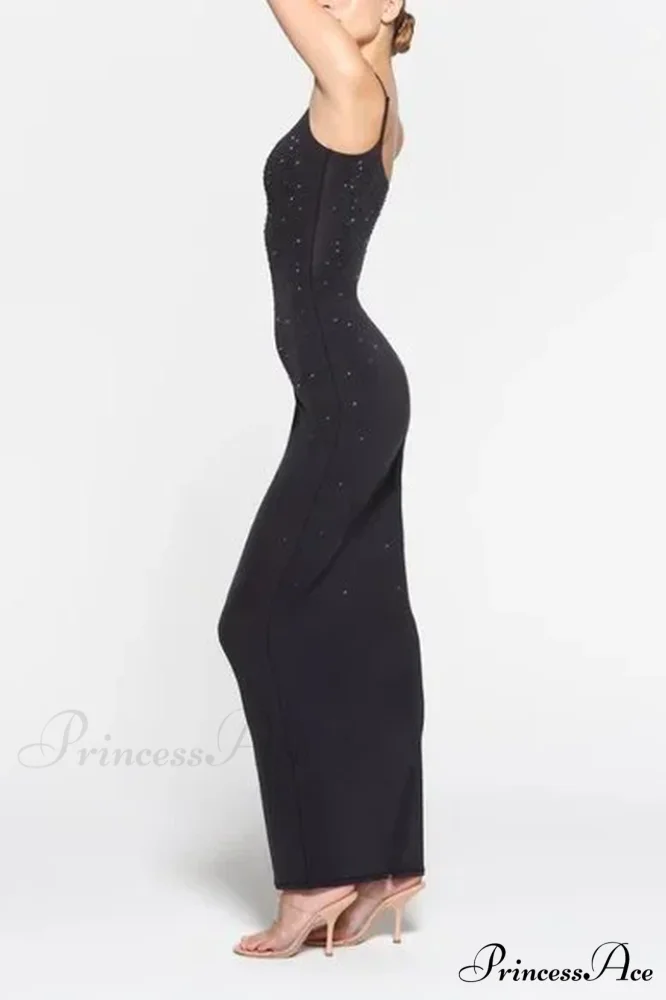 Jelly Sheer Stylish Cami Long Dress - Image 9