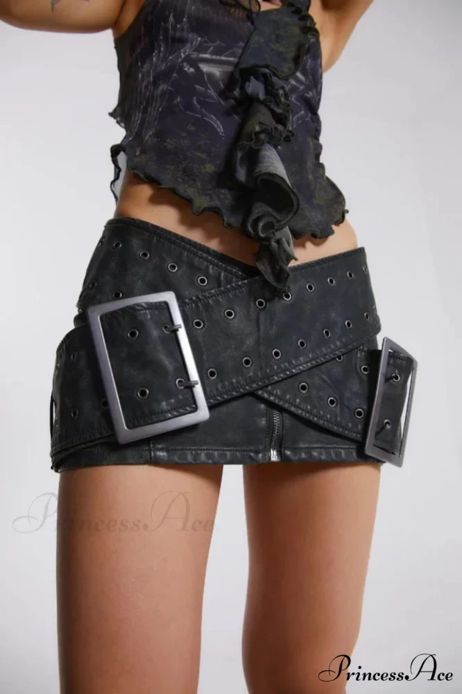 Denim Assassin Stylish Micro Mini Skirt - Image 13