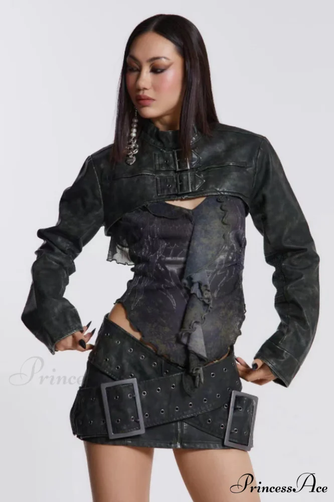 Denim Assassin Stylish Micro Mini Skirt - Image 9